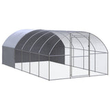 Vidaxl Chicken Run 3x6x2 m verzinkter Stahl