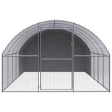 Vidaxl Chicken Run 3x6x2 m verzinkter Stahl