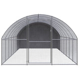 Vidaxl Chicken Run 3x8x2 m verzinkter Stahl
