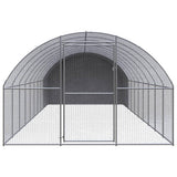 Vidaxl Chicken Run 3x10x2 m verzinkter Stahl