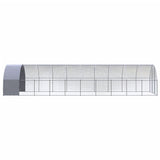 Vidaxl Chicken Run 3x10x2 m verzinkter Stahl