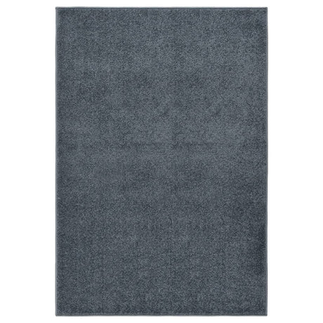 Vidaxl Teppich Kortpolig 160 x 230 cm Anthrazit -ausgelöst