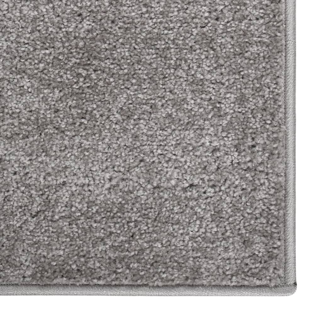 VIDAXL RUG KORTPOLIG 140x200 cm Grigio