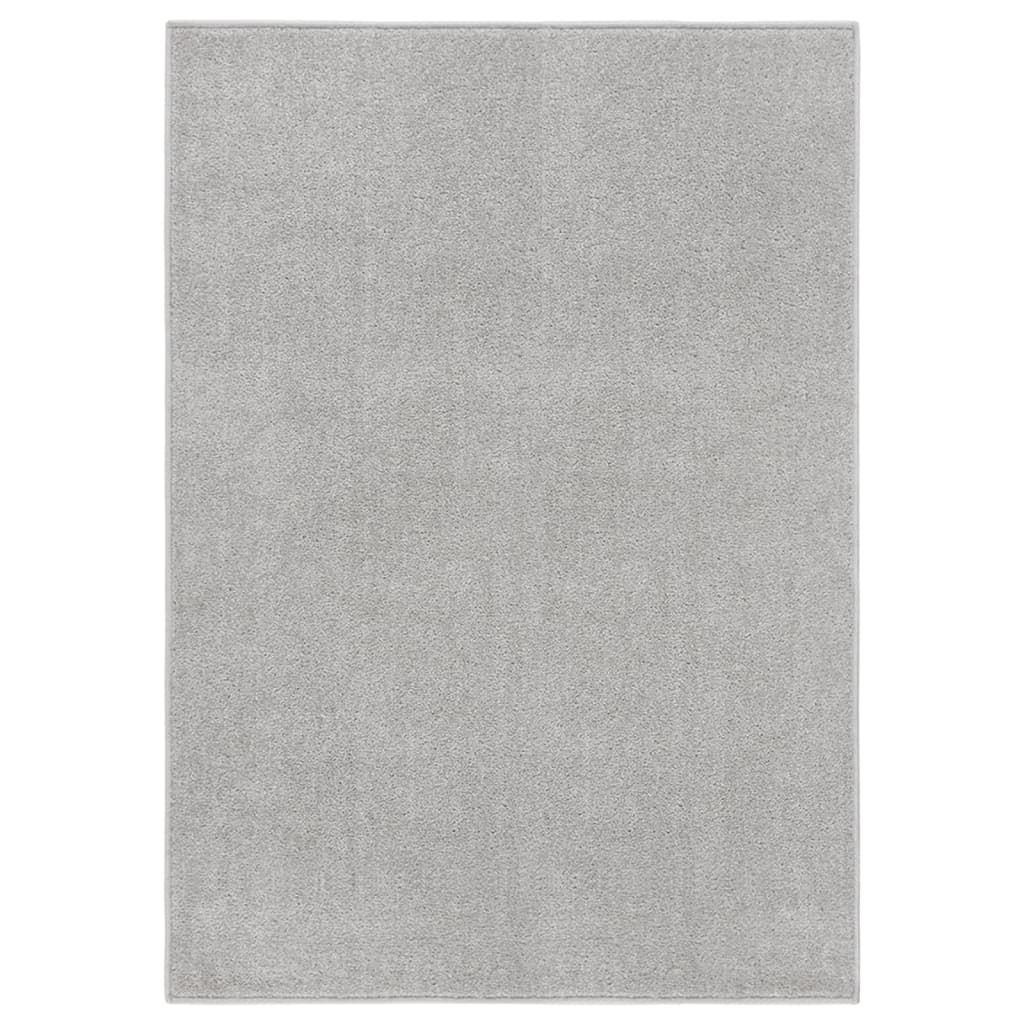 VIDAXL RUG KORTPOLIG 240x340 cm grigio chiaro