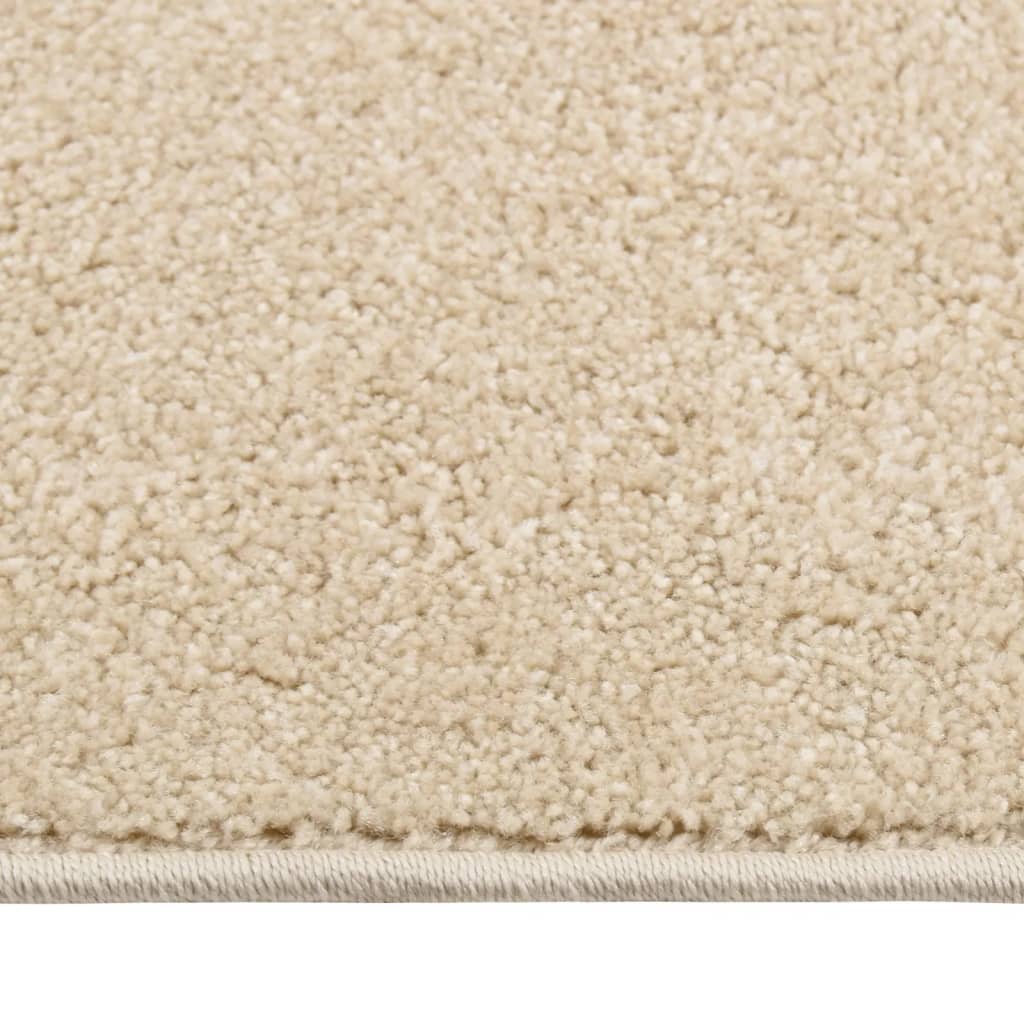 Vidaxl -mattan KortpOLIG 80x150 cm beige