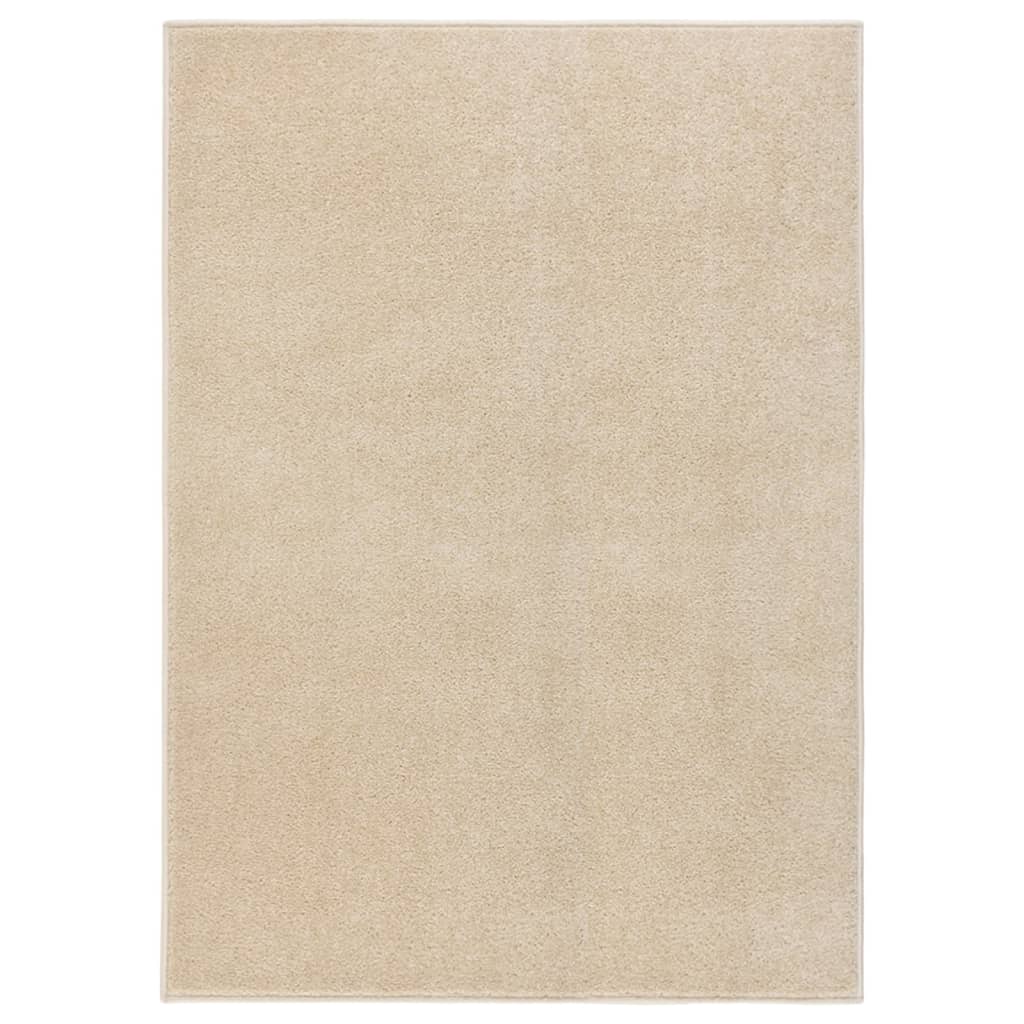 Vidaxl Teppich Kortpolig 120x170 cm Beige