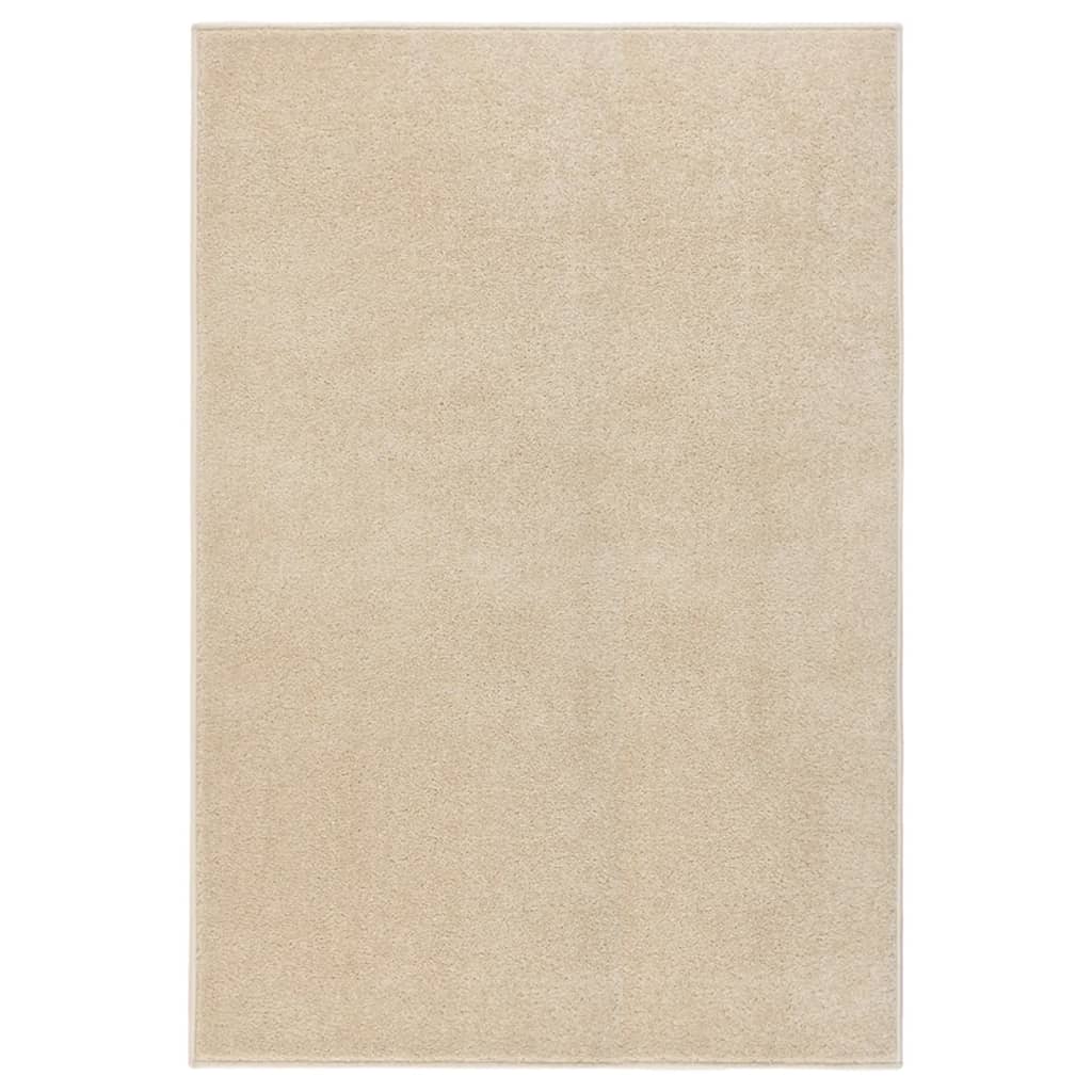 Vidaxl Rug Kortpolig 200x290 cm beige