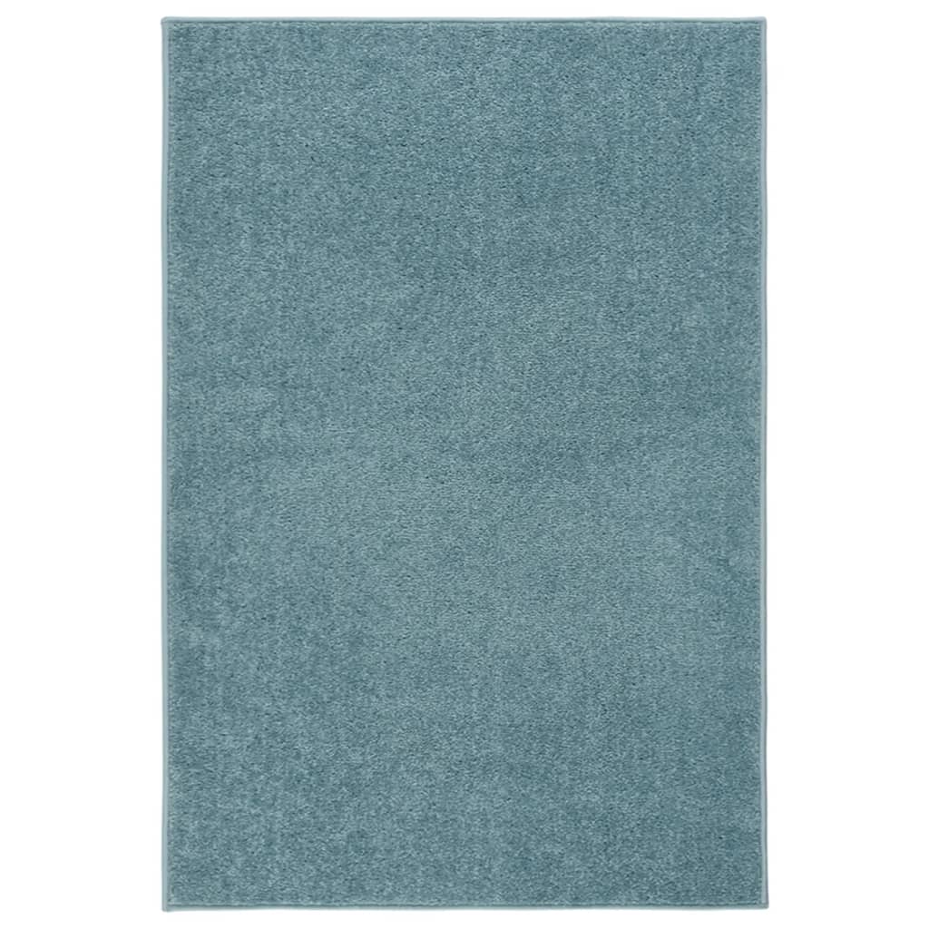 Vidaxl rug Kortpolig 160x230 cm blue