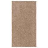 Vidaxl Teppich Kortpolig 80x150 cm Brown