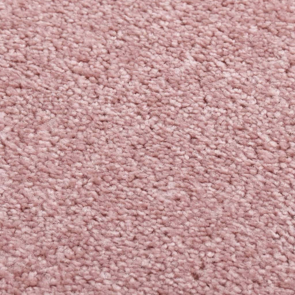 VIDAXL RUG KORTPOLIG 120x170 cm rosa