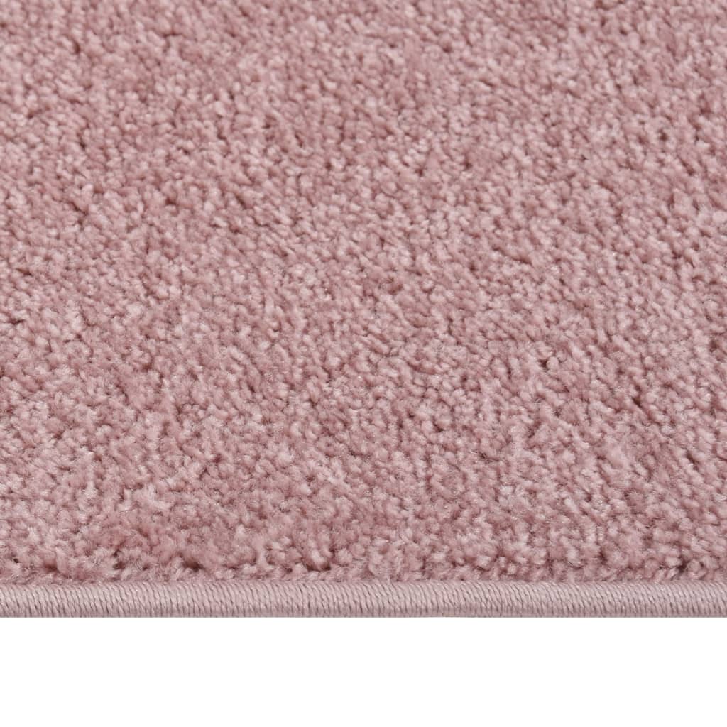 Vidaxl Teppich Kortpolig 240x340 cm Pink