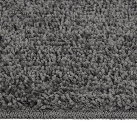 Vidaxl Teppich Shaggy Anti-Slip 80x150 cm dunkelgrau