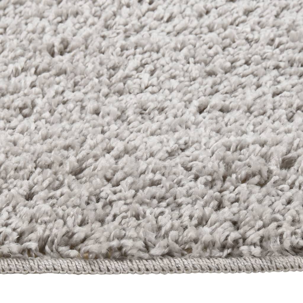 Vidaxl Teppich Shaggy Anti-Rutsch 140x200 cm hellgrau