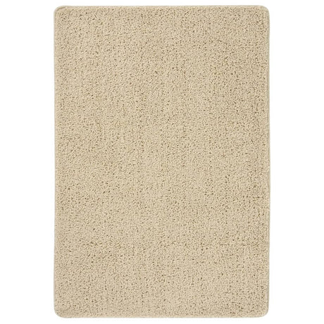Vidaxl Teppich Shaggy Anti Slip 120x170 cm cremefarben