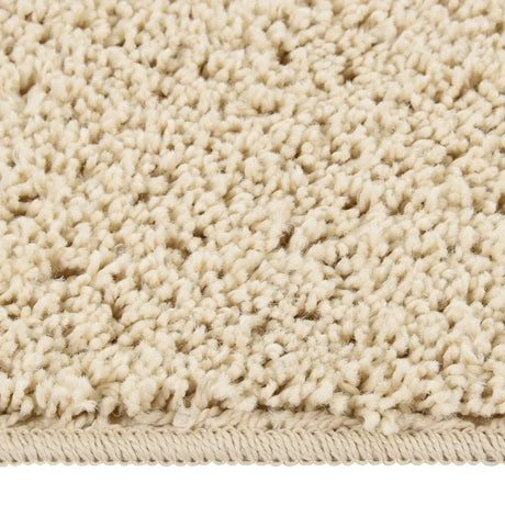 Vidaxl Teppich Shaggy Anti Slip 120x170 cm cremefarben
