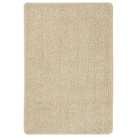 Vidaxl Teppich Shaggy Anti-Slip 140x200 cm cremefarben
