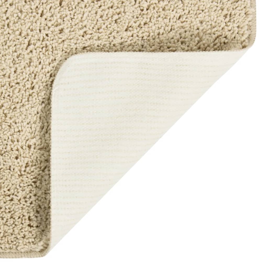 Vidaxl Teppich Shaggy Anti-Slip 140x200 cm cremefarben