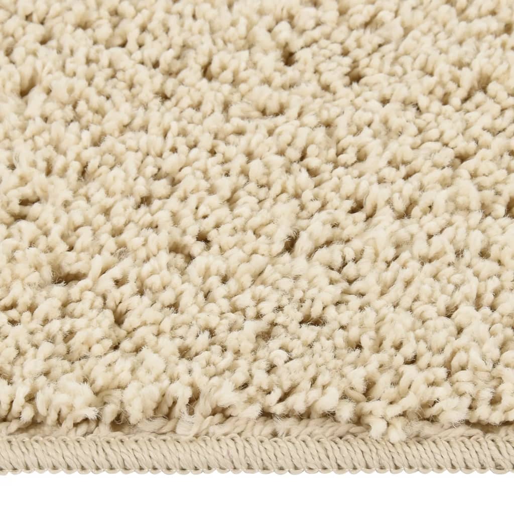 Vidaxl Rug Shaggy Anti-Slip 200x290 cm kremfarget