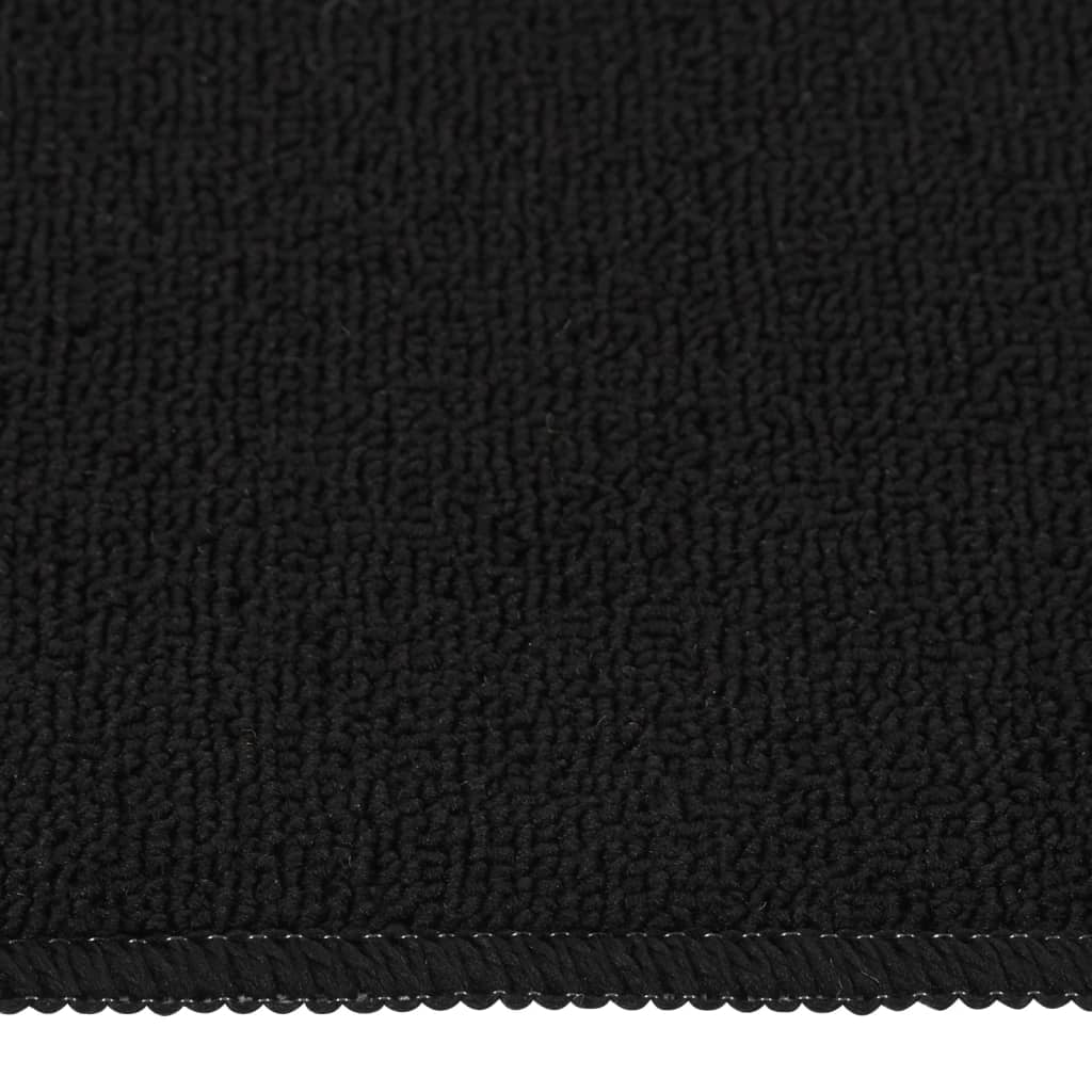 Vidaxl stair mats 15 st anti-slip rectangular 75x20 cm black