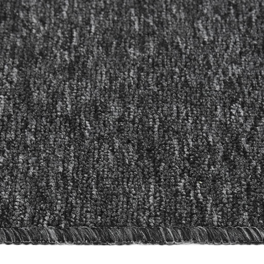 Vidaxl-Treppenmatten 15 St. Anti-Rutsch-Rechteck-Rechteck 75x20 cm Anthrazitfarbe