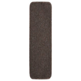 VIDAXL-Treppenmatten 15 St. Anti-Rutsch rechteckig 75 x 20 cm Braun