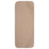 Vidaxl-Treppenmatten 15 St. Anti-Rutsch rechteckig 60x25 cm Beige