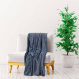 Vidaxl Decke 150x200 cm Polyester Ultimate Grau