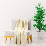 VIDAXL -Decke 130x170 cm Polyestercreme -Colored