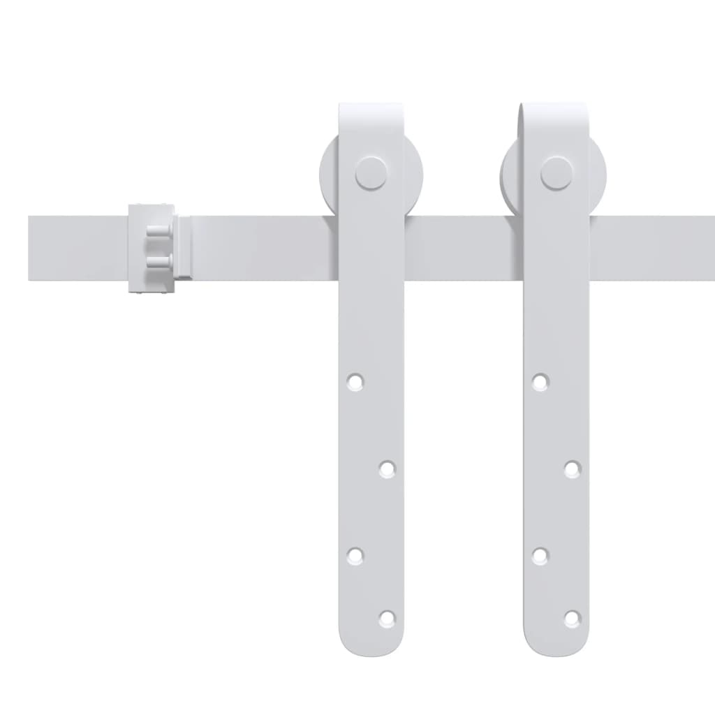 VIDAXL -Suspension für Mini -Skiver -Tür 122 cm Kohlenstoffstahl weiß