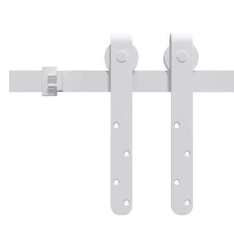 VIDAXL -Suspension für Mini -Skiver -Tür 122 cm Kohlenstoffstahl weiß