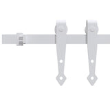 VIDAXL -Suspension für Mini -Skiver -Tür 200 cm Kohlenstoffstahl weiß