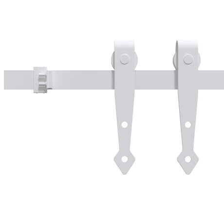 VIDAXL -Suspension für Mini -Skiver -Tür 200 cm Kohlenstoffstahl weiß