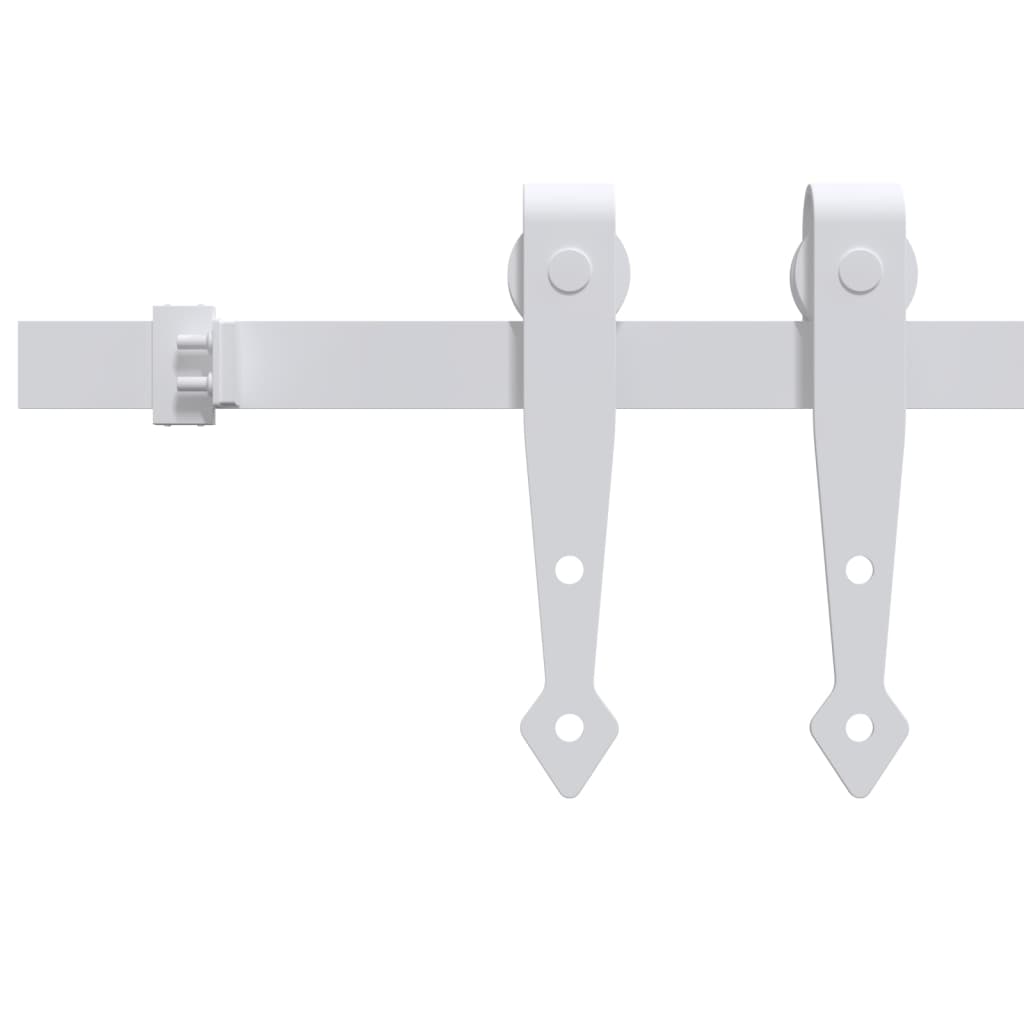 VIDAXL -Suspension für Mini -Skiver -Tür 122 cm Kohlenstoffstahl weiß