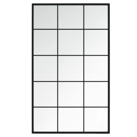 Vidaxl Wandspiegel 100x60 cm Metallschwarz