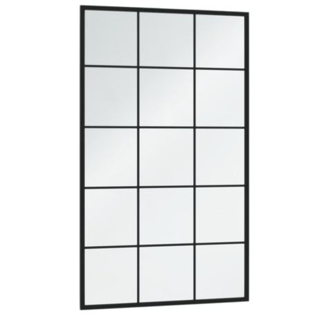 Vidaxl Wandspiegel 100x60 cm Metallschwarz