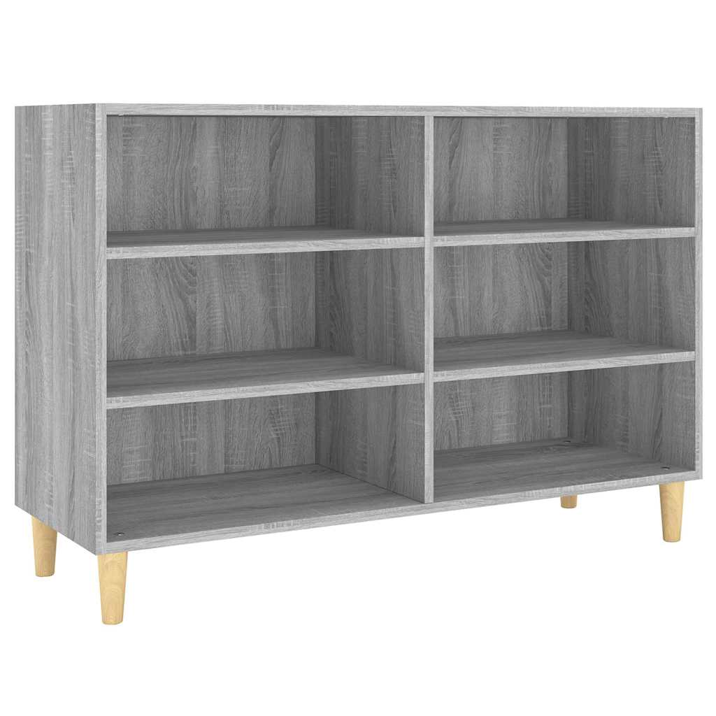 Vidaxl dressoir 103,5x35x70 cm bewerkt hout grijs sonoma eikenkleurig
