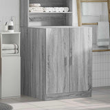 Vidaxl Waschmaschinenschrank 71x71.5x91.5 cm graue Sonoma -Eichefarbe