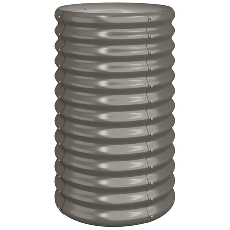 VIDAXL -Planungsbox 40x40x68 cm Pulver -Stahl grau