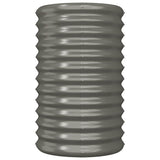 VIDAXL -Planungsbox 40x40x68 cm Pulver -Stahl grau