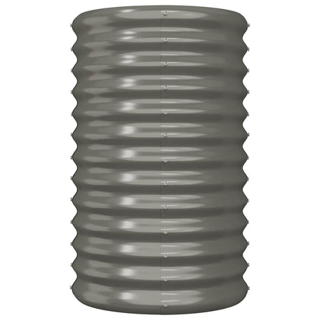 VIDAXL -Planungsbox 40x40x68 cm Pulver -Stahl grau