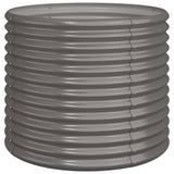 VIDAXL -Planungsbox 80x80x68 cm Pulver -Stahl grau
