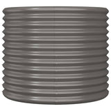 VIDAXL -Planungsbox 80x80x68 cm Pulver -Stahl grau