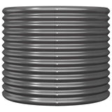 VIDAXL -Planungsbox 80x80x68 cm Pulver -beschichteter Stahl -Anthrazit -Verschärft