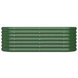 VIDAXL -Planungsbox 114x40x36 cm verzinktes Stahlgrün