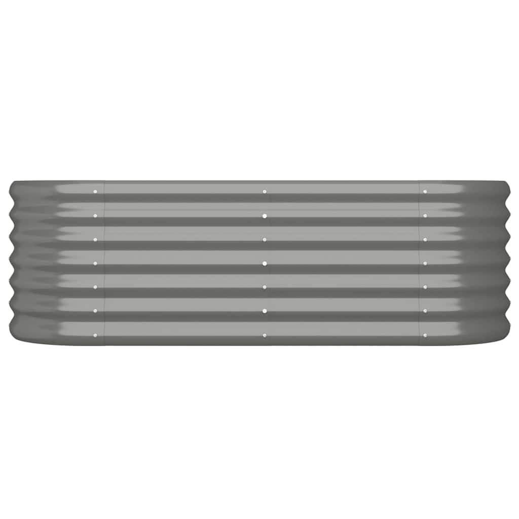 VIDAXL -Planungsbox 114x40x36 cm verzinkter Stahl grau