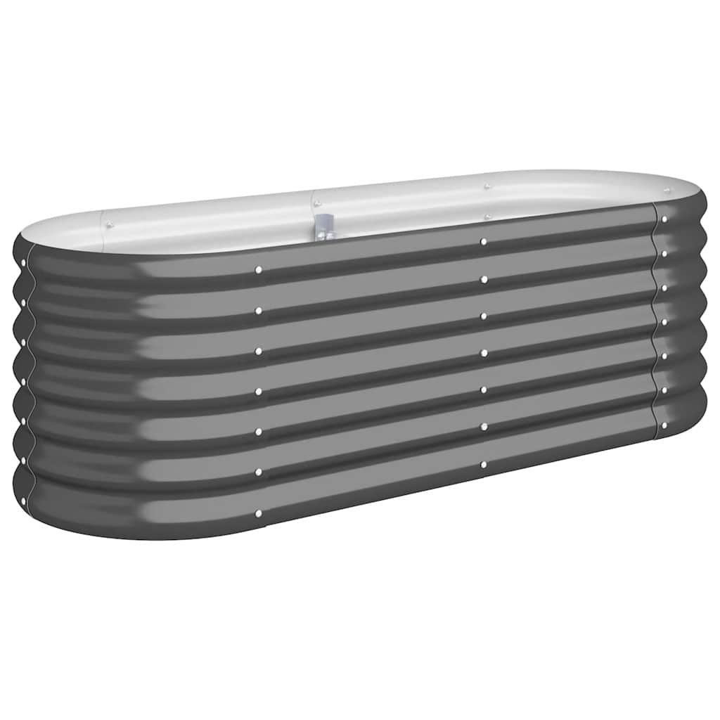 VIDAXL -Planungsbox 114x40x36 cm verzinkter Stahl -Anthrazit -Verschärfen