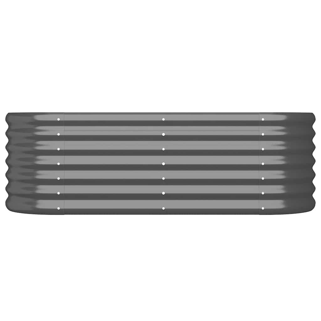 VIDAXL -Planungsbox 114x40x36 cm verzinkter Stahl -Anthrazit -Verschärfen