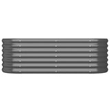 VIDAXL -Planungsbox 114x40x36 cm verzinkter Stahl -Anthrazit -Verschärfen