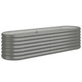 VIDAXL -Planungsbox 152x40x36 cm verzinkter Stahl grau