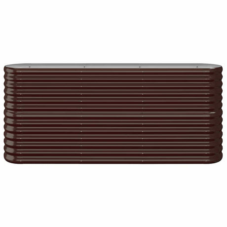Vidaxx Pflanzgefäß 152x40x68 cm verzinkter Stahl braun